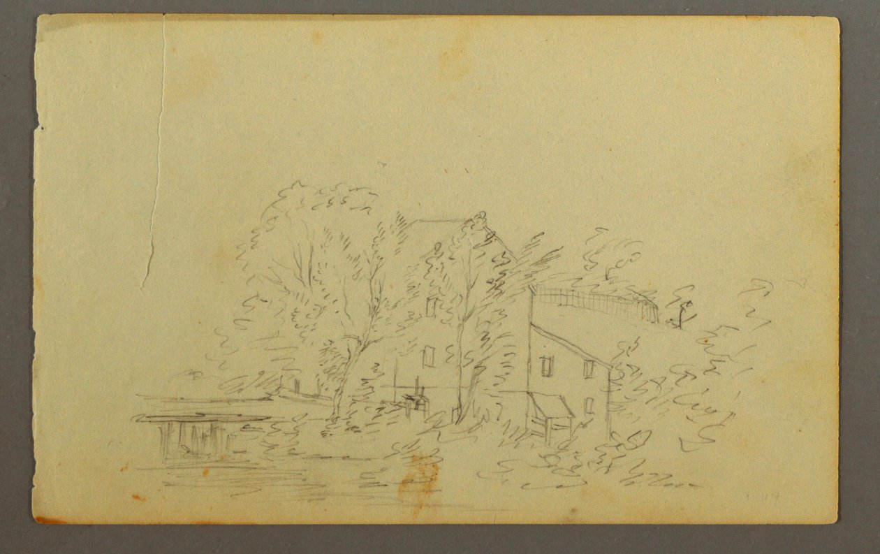 Mühle umgeben von Bäumen von Frederic Edwin Church