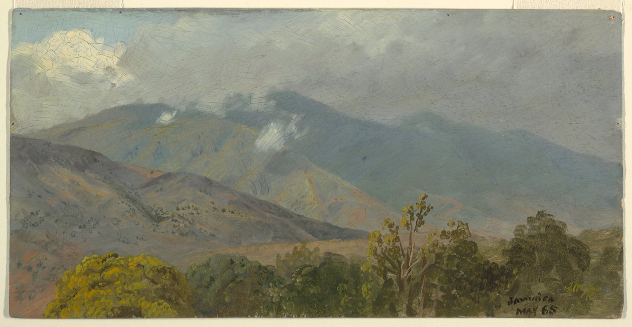Zeichnung, Bergige Landschaft, Mai 1865 von Frederic Edwin Church