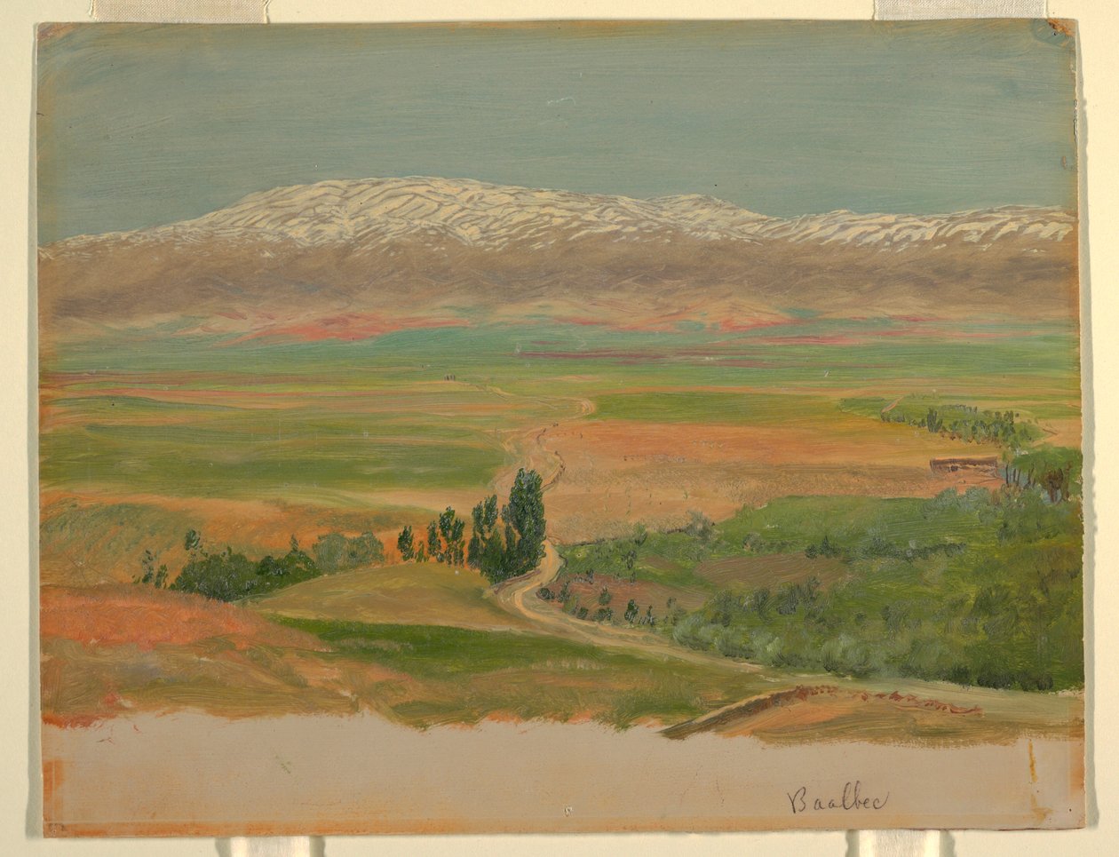Zeichnung, Berge in der Nähe von Baalbek, Mai 1868 von Frederic Edwin Church