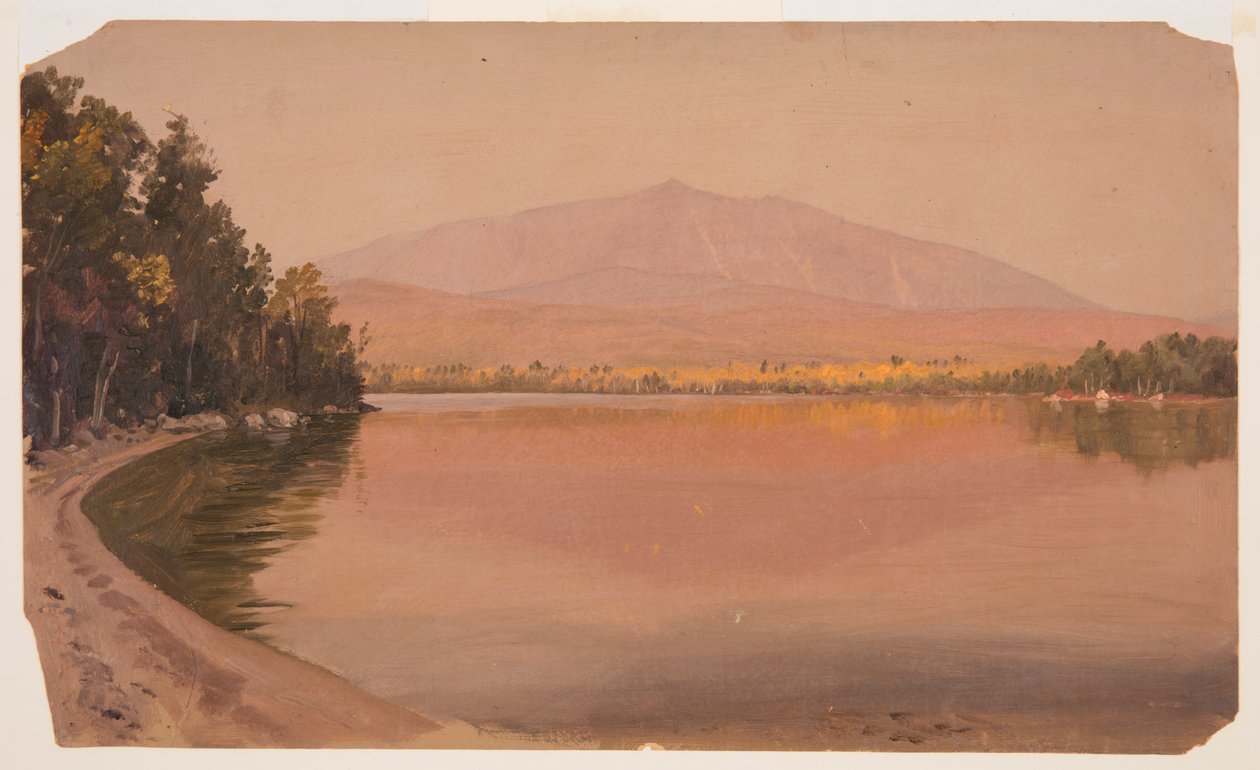 Zeichnung, Mt. Katahdin vom Togue Pond, 1878 von Frederic Edwin Church