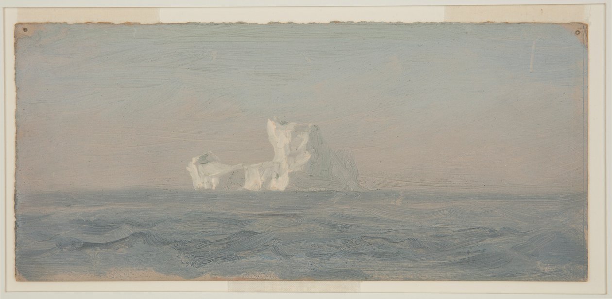 Zeichnung, vor Eisberg, Neufundland, Juni 1859 von Frederic Edwin Church