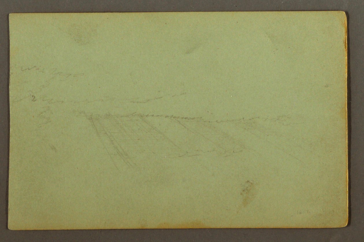 Zeichnung, Regen, möglicherweise 1856 von Frederic Edwin Church