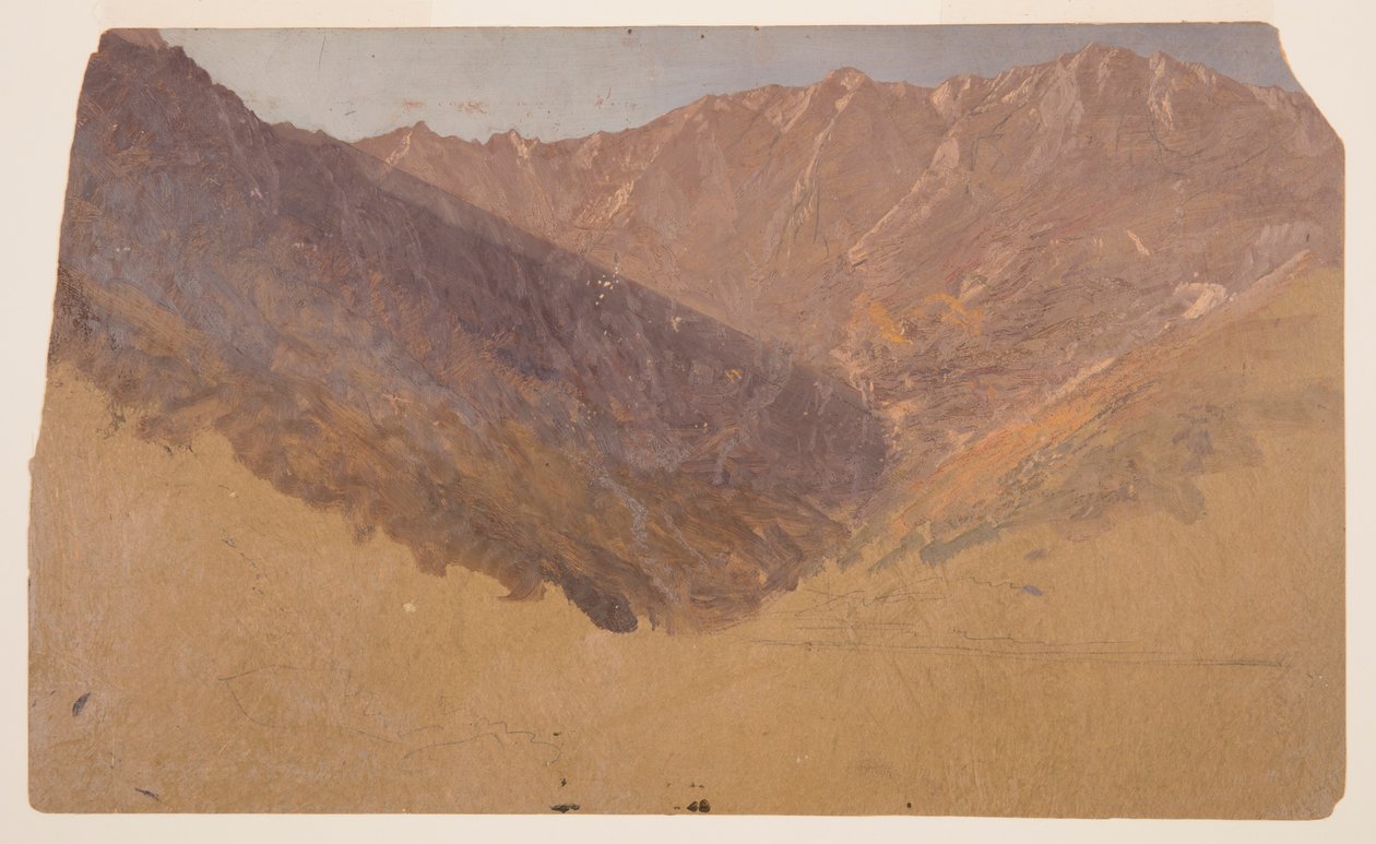 Studie des Großen Beckens, Mt. Katahdin, 1860–70 von Frederic Edwin Church