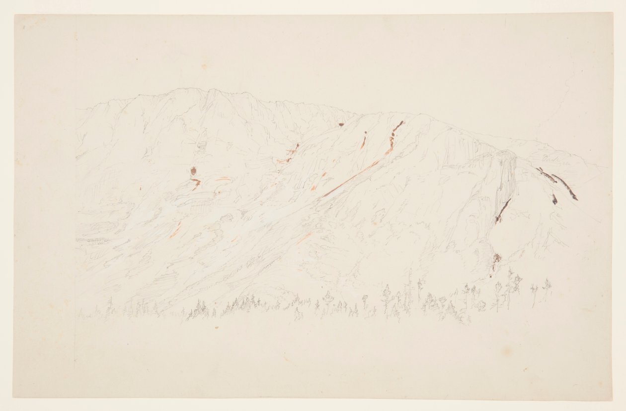 Oberer Teil des Großen Beckens, Mt. Katahdin, September 1877 von Frederic Edwin Church