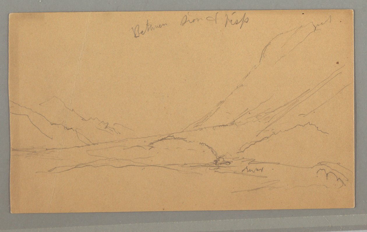 Tal aus dem Wallis, möglicherweise 1868 von Frederic Edwin Church