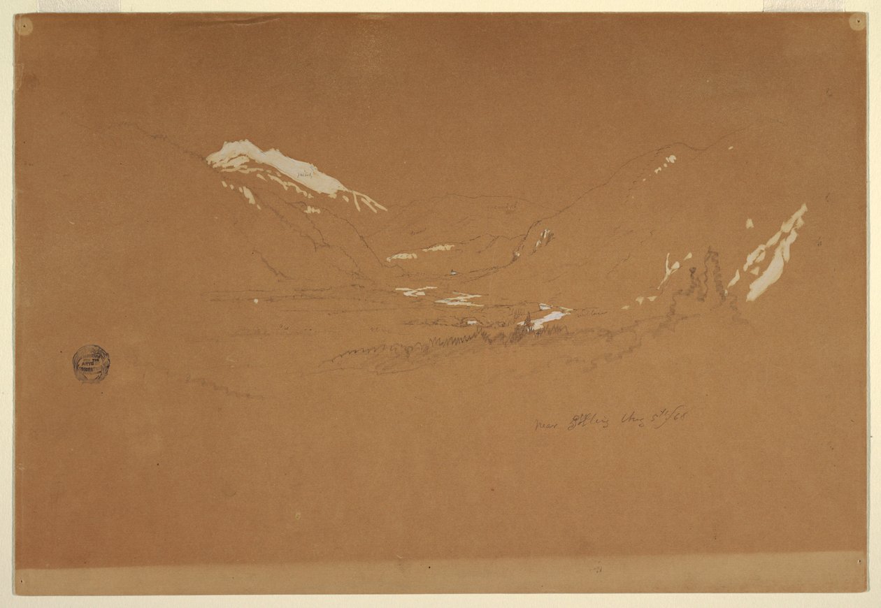 Tal "nahe Golling," Österreich, 5. August 1868 von Frederic Edwin Church