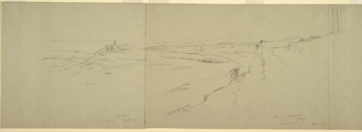 Blick von der Akropolis, 1869 von Frederic Edwin Church