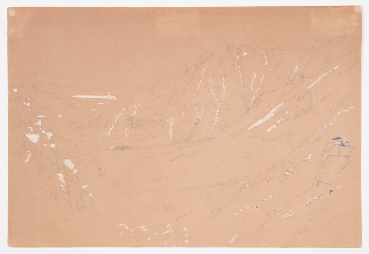 Blick zum Great Basin, Mount Katahdin, September 1877 von Frederic Edwin Church
