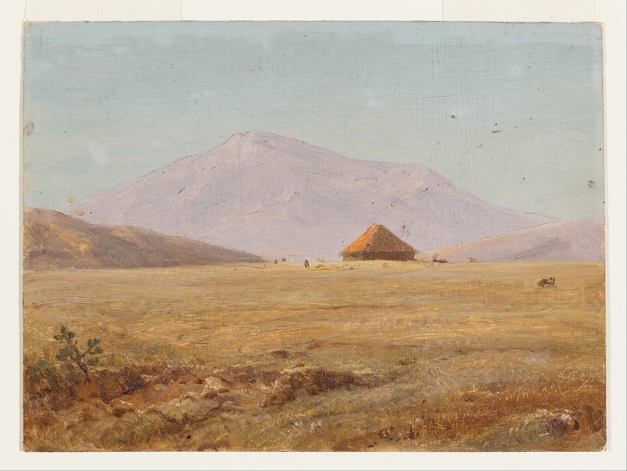 Ecuador?, Hochland mit Hütte von Frederic Edwin Church
