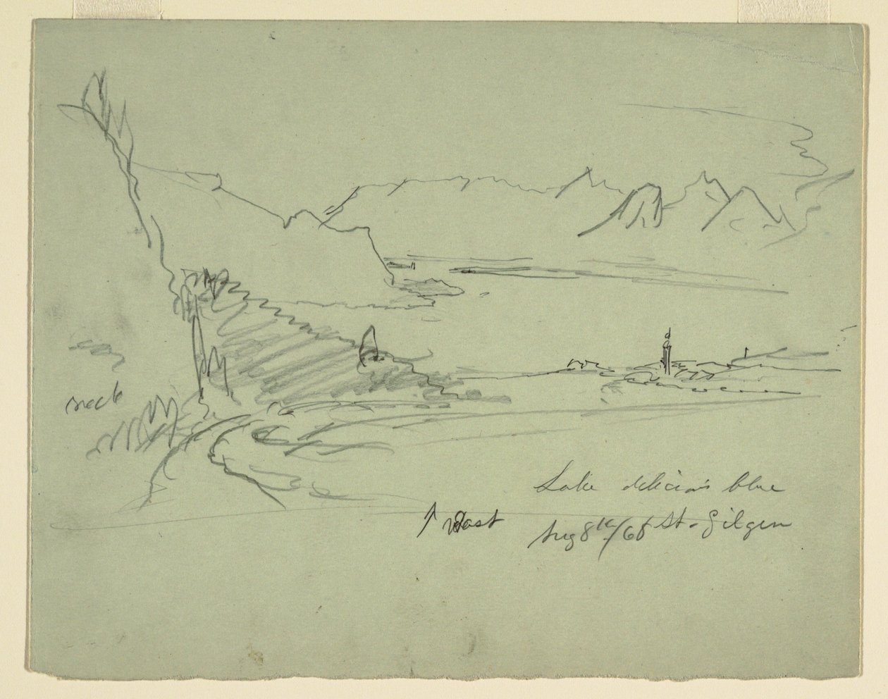 Landschaft in Österreich, 5. August 1868 von Frederic Edwin Church
