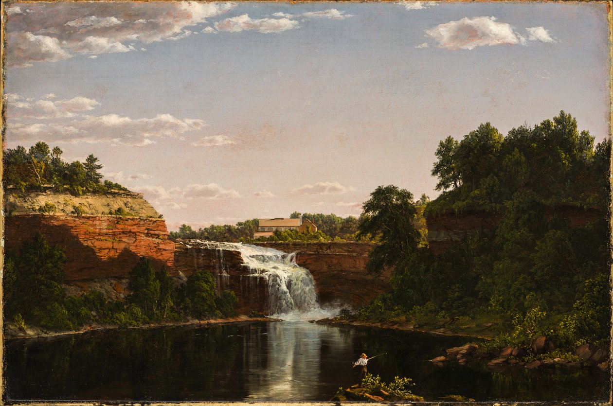 Unterer Wasserfall, Rochester von Frederic Edwin Church