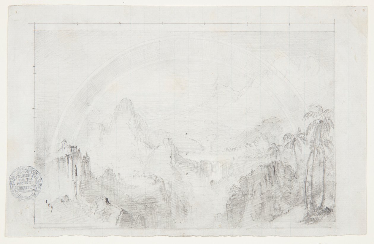 Studie für "Regenzeit in den Tropen" von Frederic Edwin Church