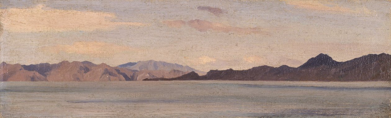 Küste Kleinasiens von Rhodos aus gesehen von Frederic Leighton