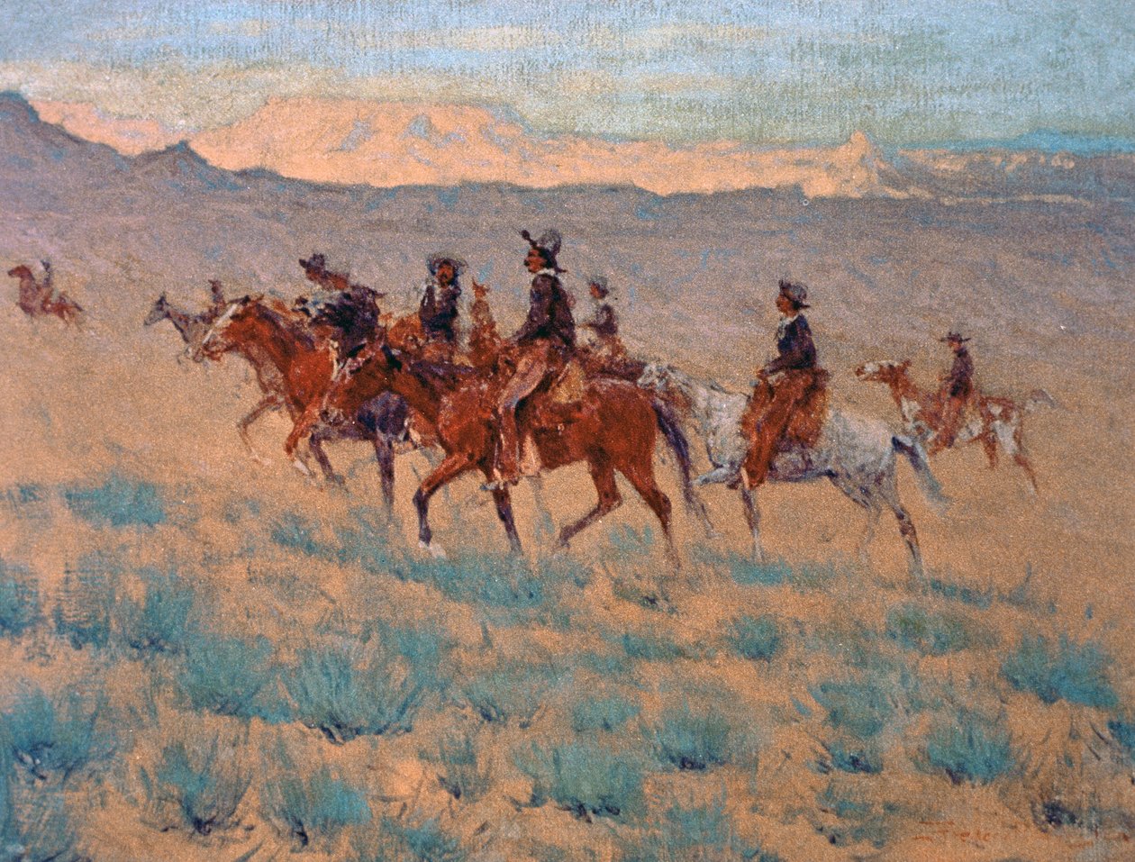 Die Cowpunchers von Frederic Remington
