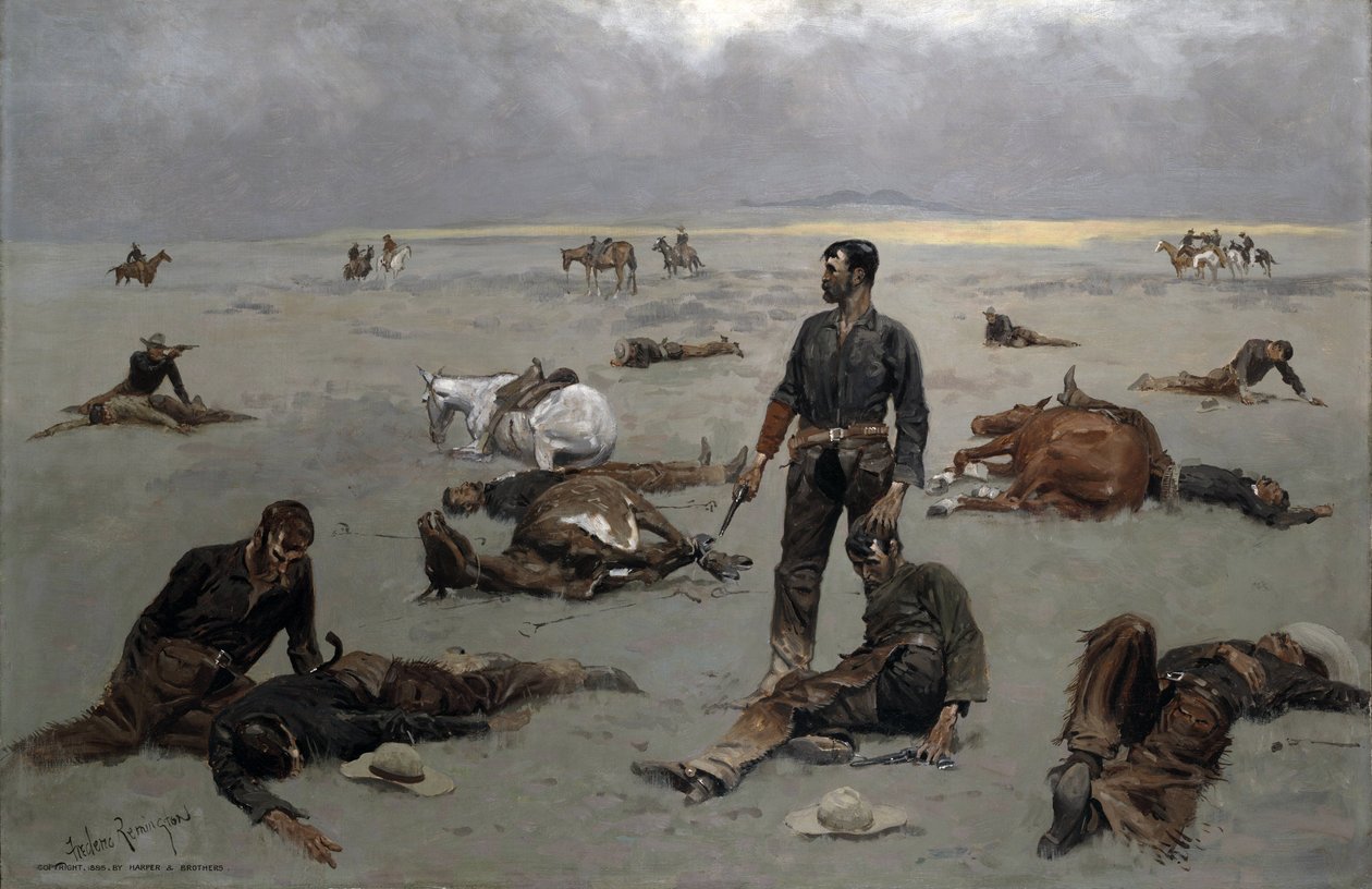 Was eine unmarkierte Kuh gekostet hat, 1895 von Frederic Remington
