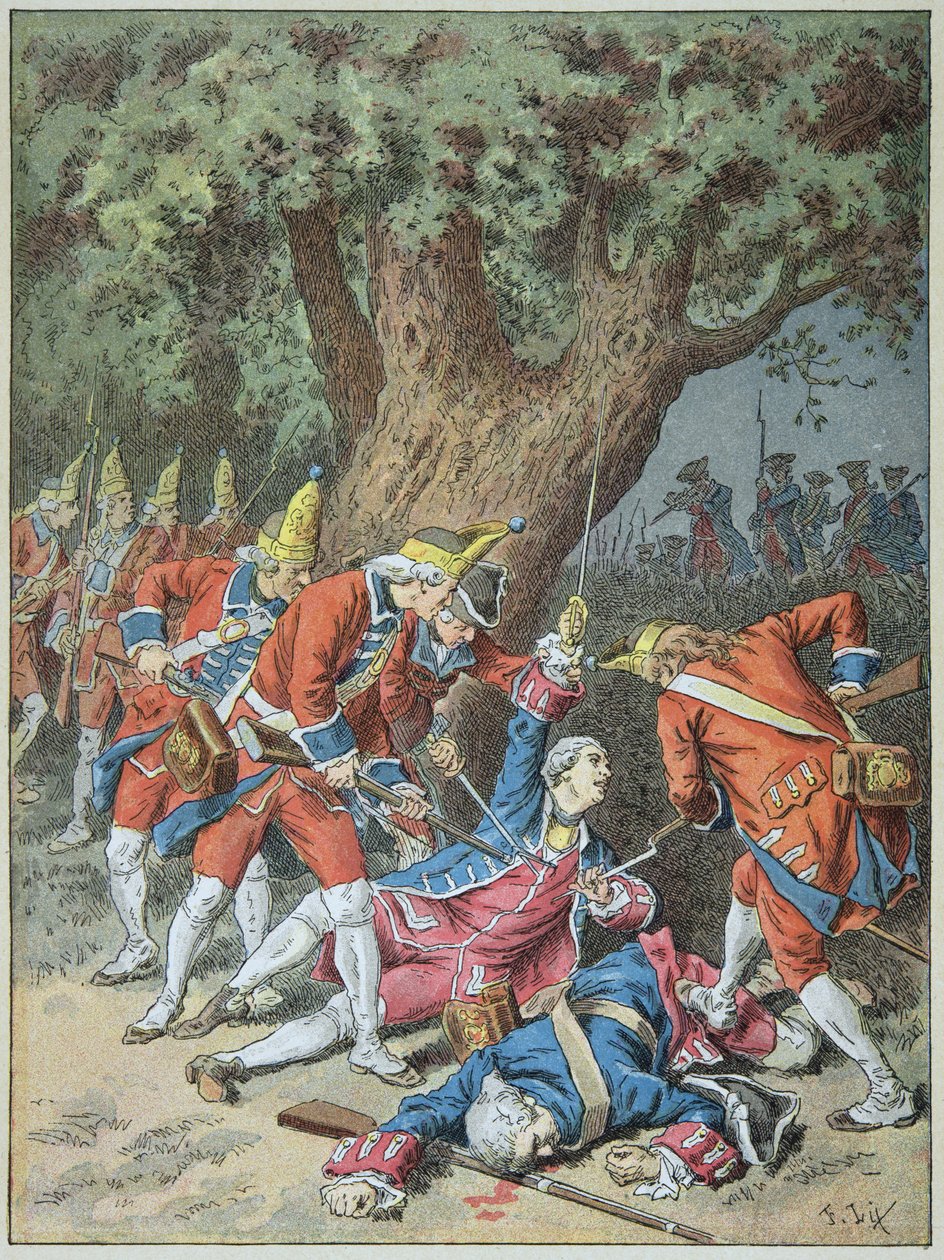 Tod des Ritters von Assas am 16. Oktober von Frederic Theodore Lix