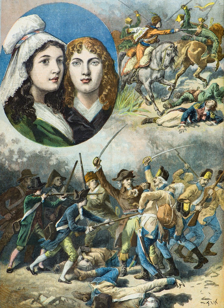 Die Schwestern Felicite und Theophile De Fernig von Frederic Theodore Lix