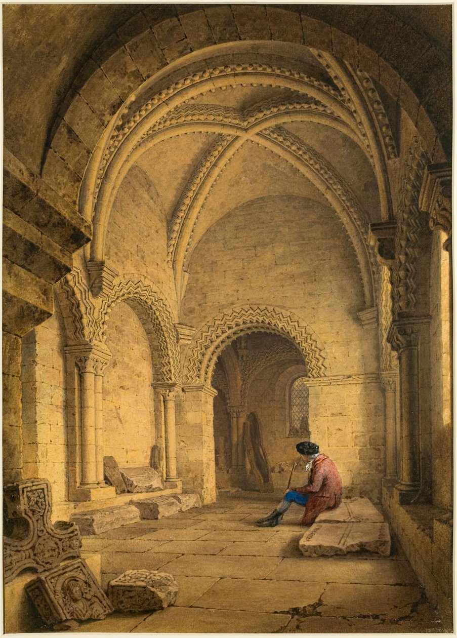 Die Kapelle im alten Schloss, Newcastle upon Tyne von Frederick Mackenzie
