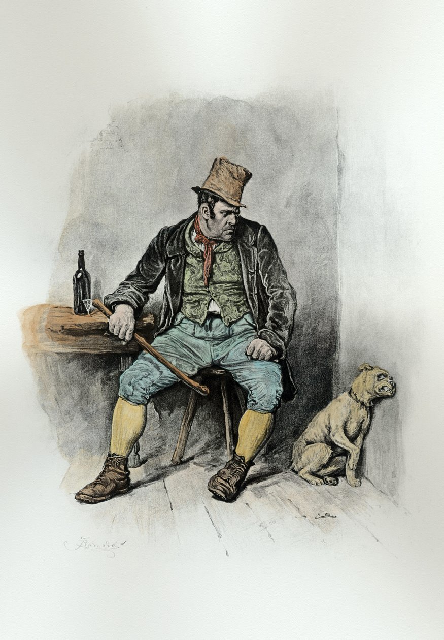 Bill Sykes und sein Hund, aus 