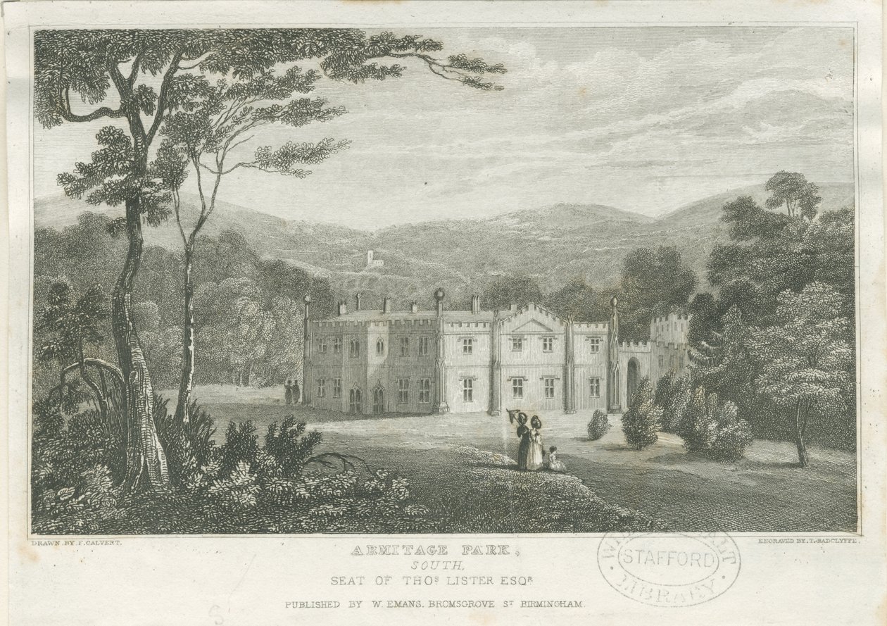 Armitage Park: Gravur von Frederick Calvert