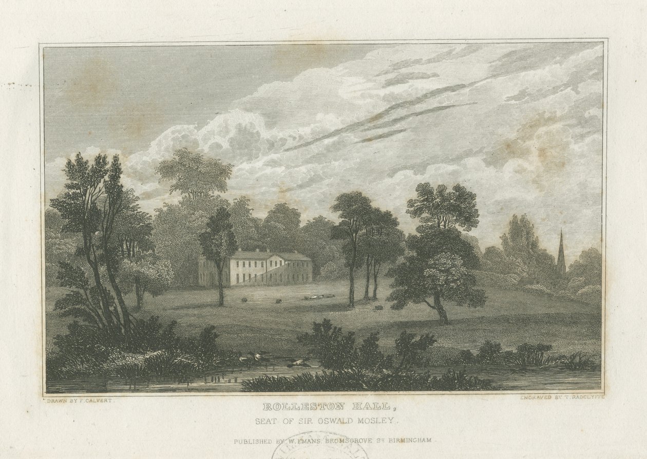 Rolleston Hall von Frederick Calvert