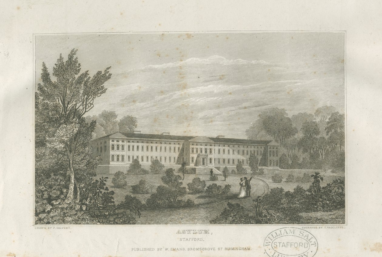 Stafford - Asyl: Gravur von Frederick Calvert