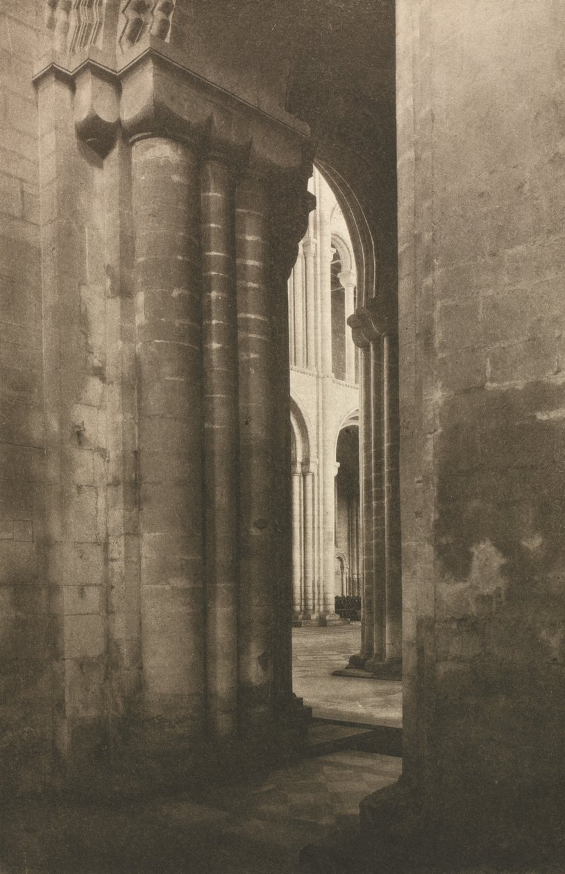 Camera Work: Ely Cathedral: Eine Erinnerung an die Normannen, 1903 von Frederick Henry Evans