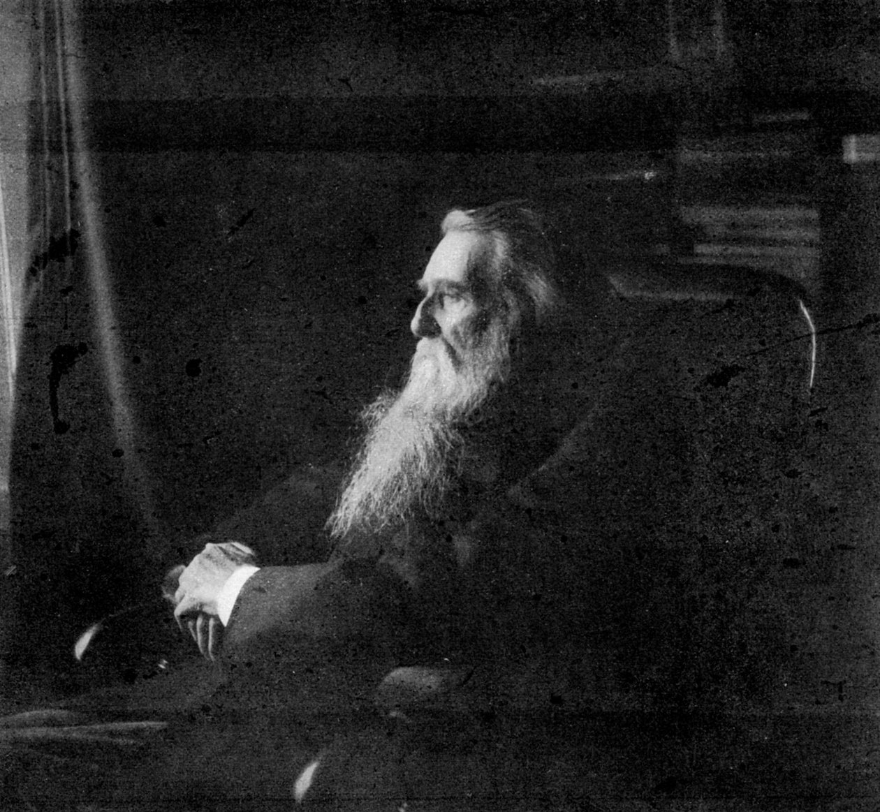 John Ruskin, britischer Künstler, Autor, Kritiker und Sozialdenker, 1900 von Frederick Hollyer
