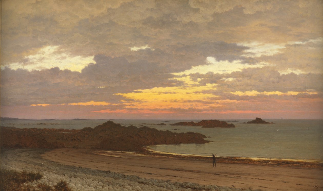Abend an der Küste, 1887 von Frederick William Meyer