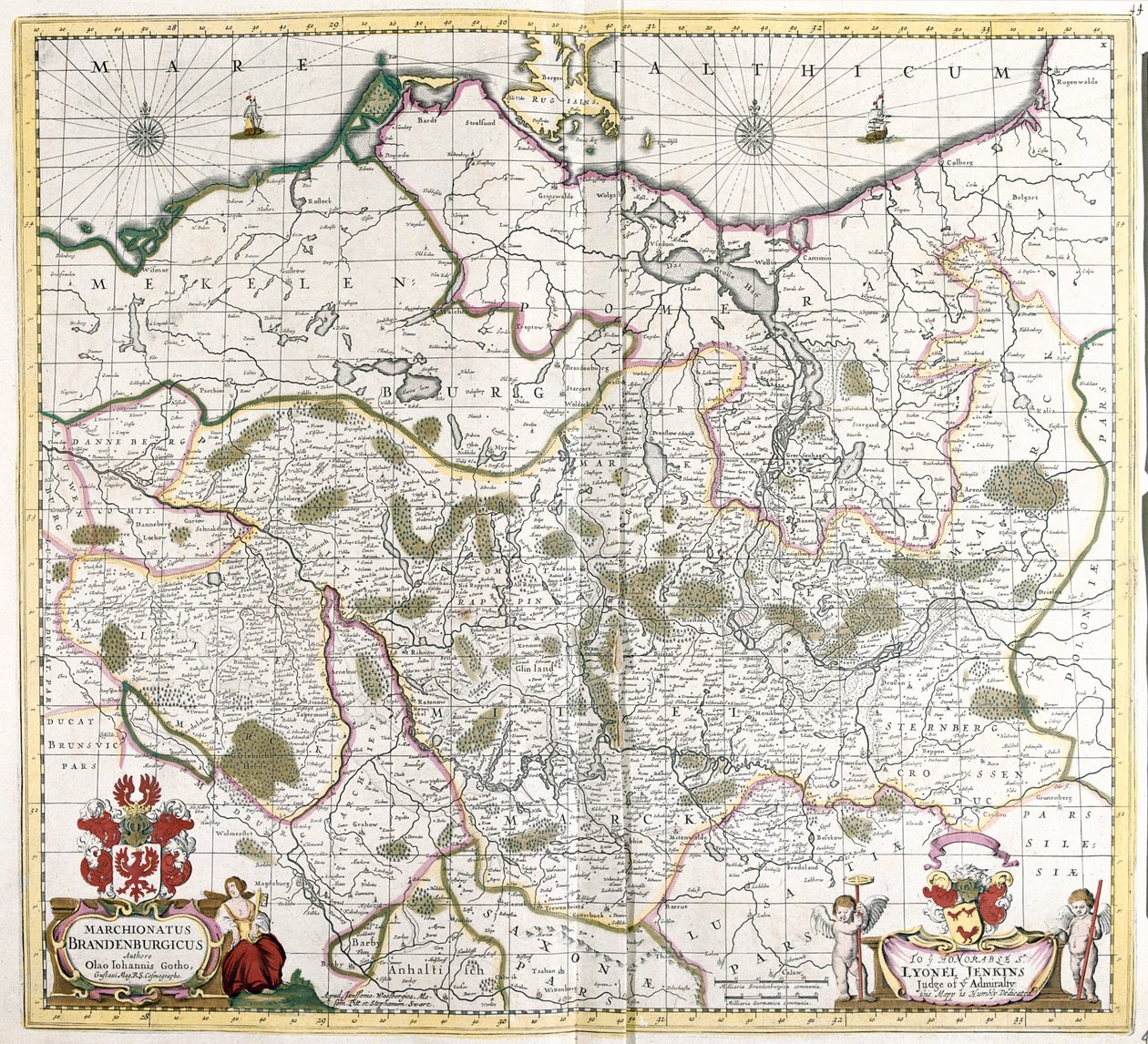 Mecklenburg-Vorpommern, Berlin, Brandenburg, Deutschland von Frederick de Wit