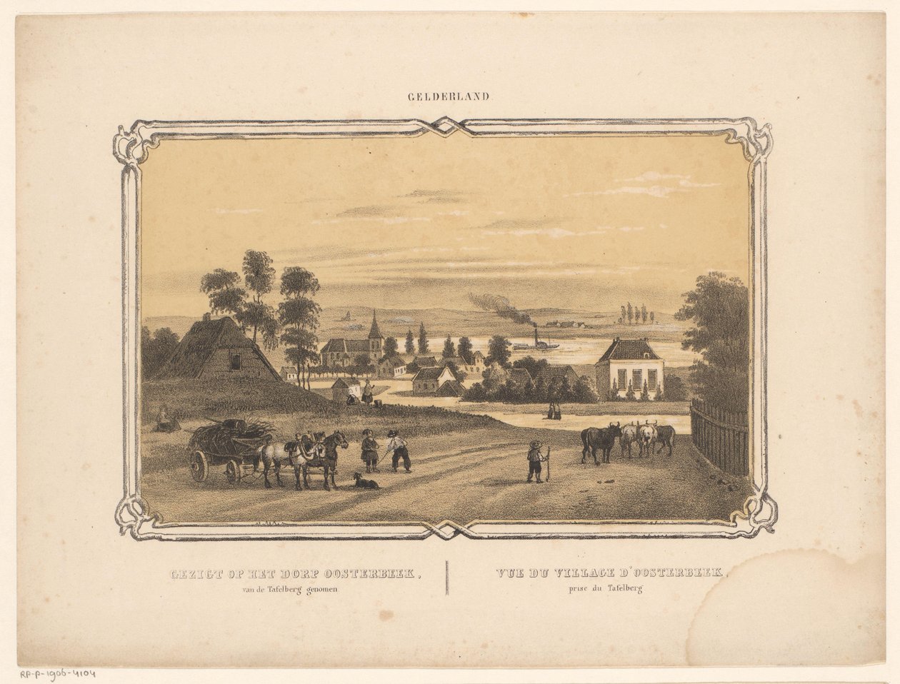 Ansicht von Oosterbeek (Gelderland) von Frederik Lodewijk Huygens