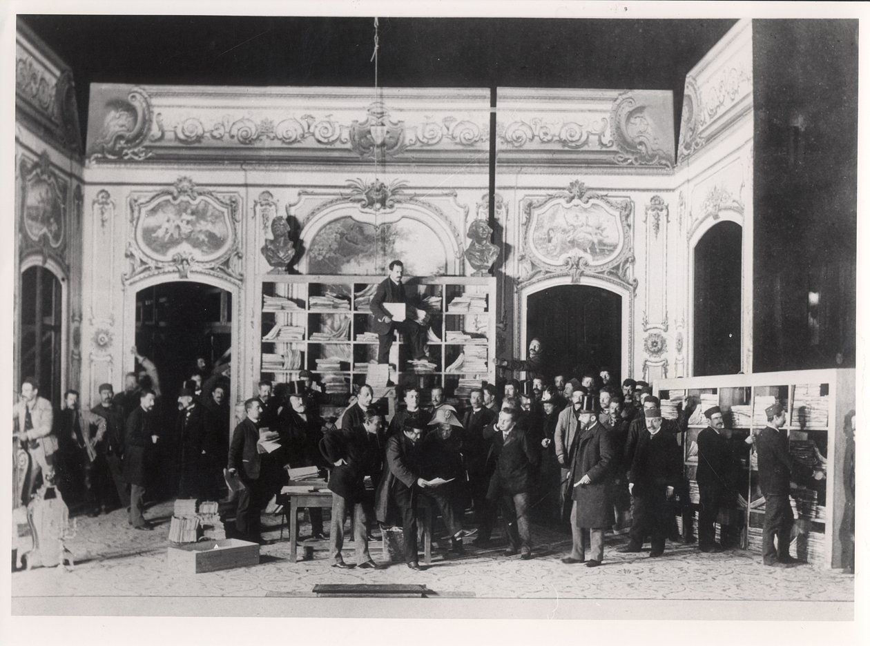 Eine Probe für Thermidor von Victorien Sardou (1831-1908) 24. Januar von French Photographer