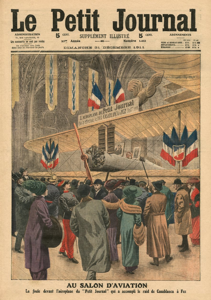 Auf der Flugzeugmesse, Illustration aus 