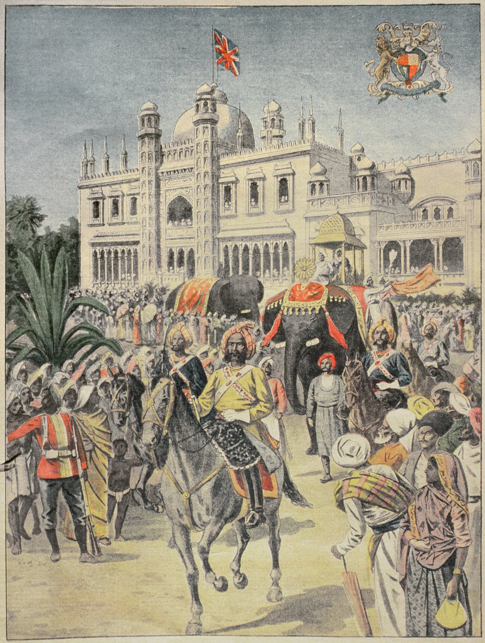 Ausstellung von 1900: der anglo-indische Pavillon, Illustration aus 