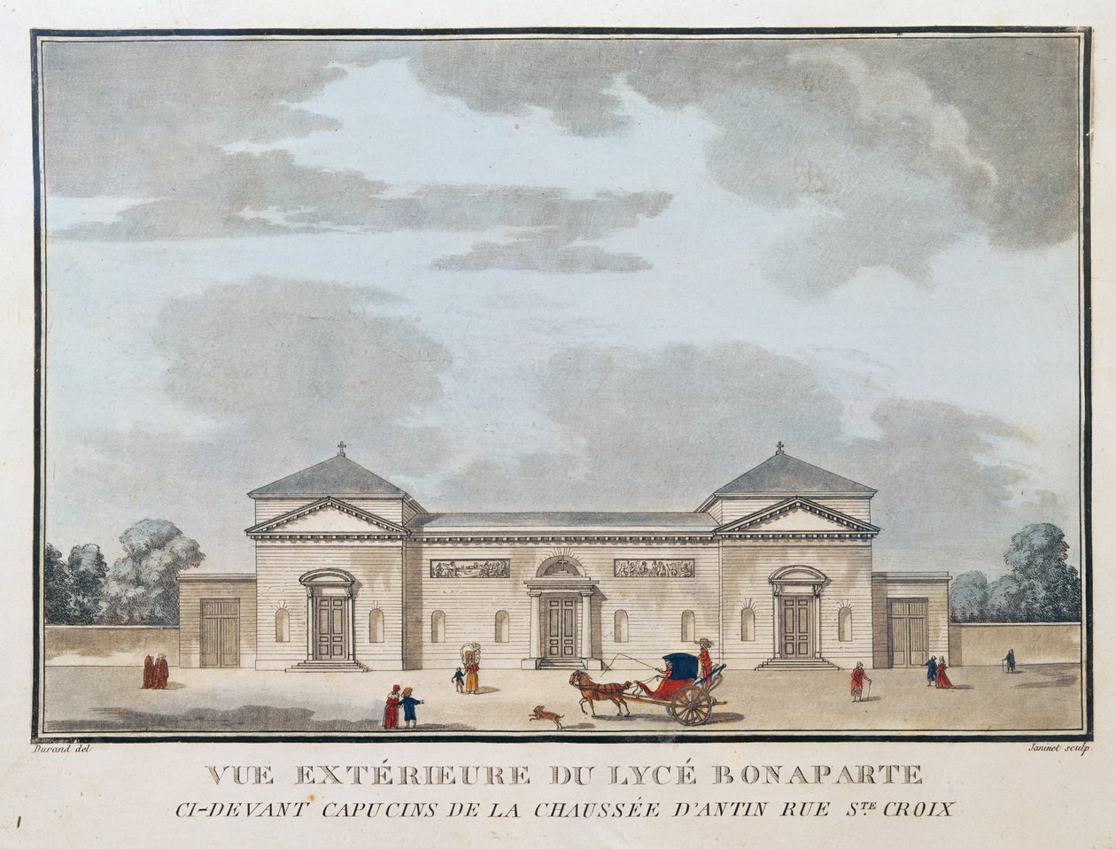 Außenansicht des Lycée Bonaparte von French School