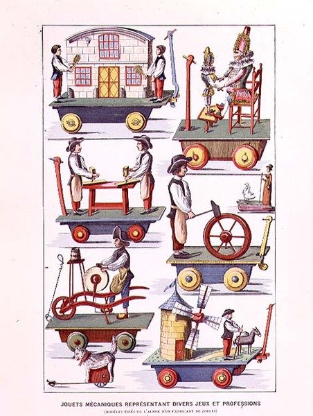 Mechanischer Spielzeugkatalog aus Histoire des Jouets von Henri d
