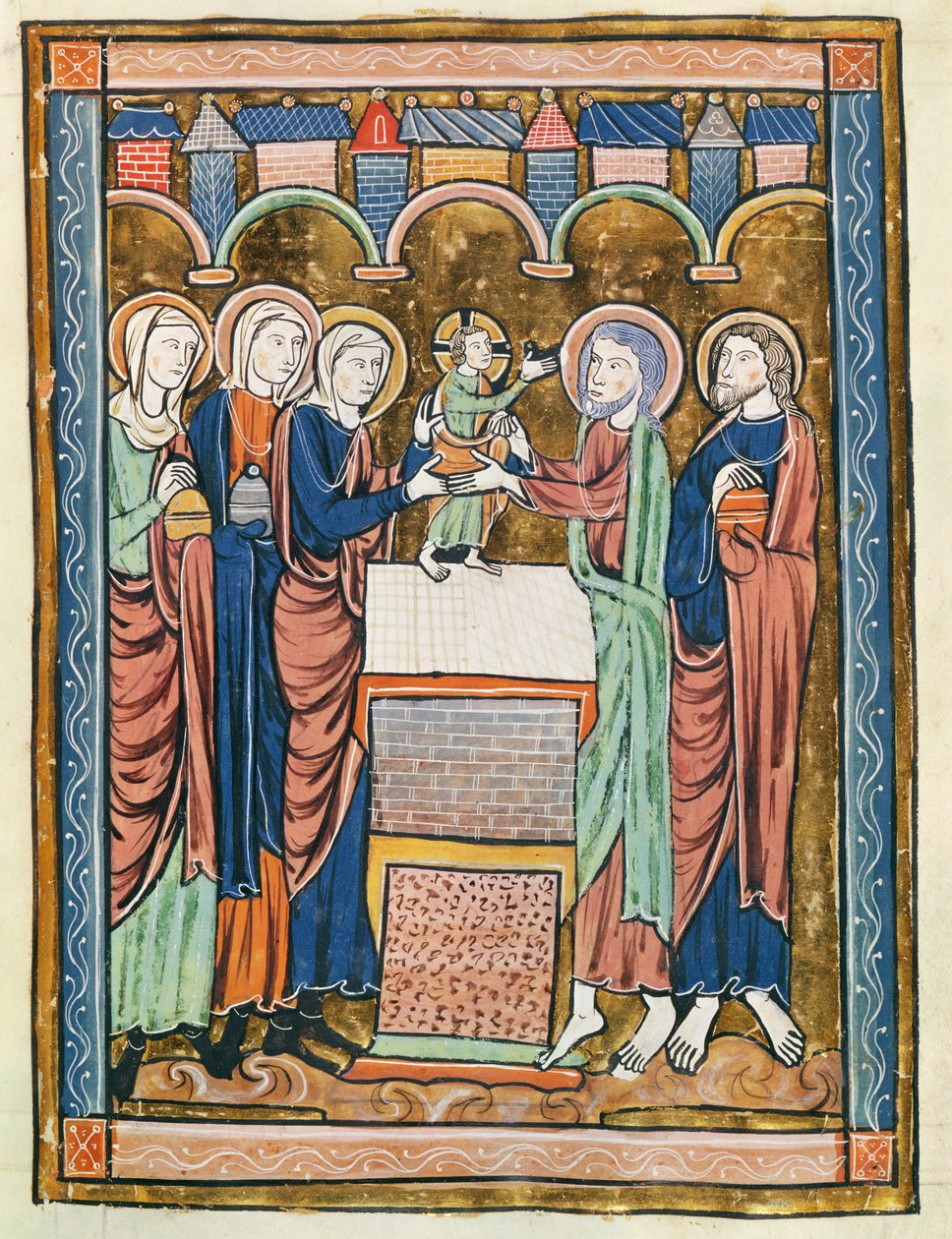 Ms 3016 fol.10 Die Beschneidung, aus 