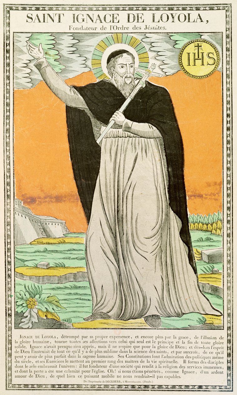 St. Ignatius von Loyola (1491-1556) von French School