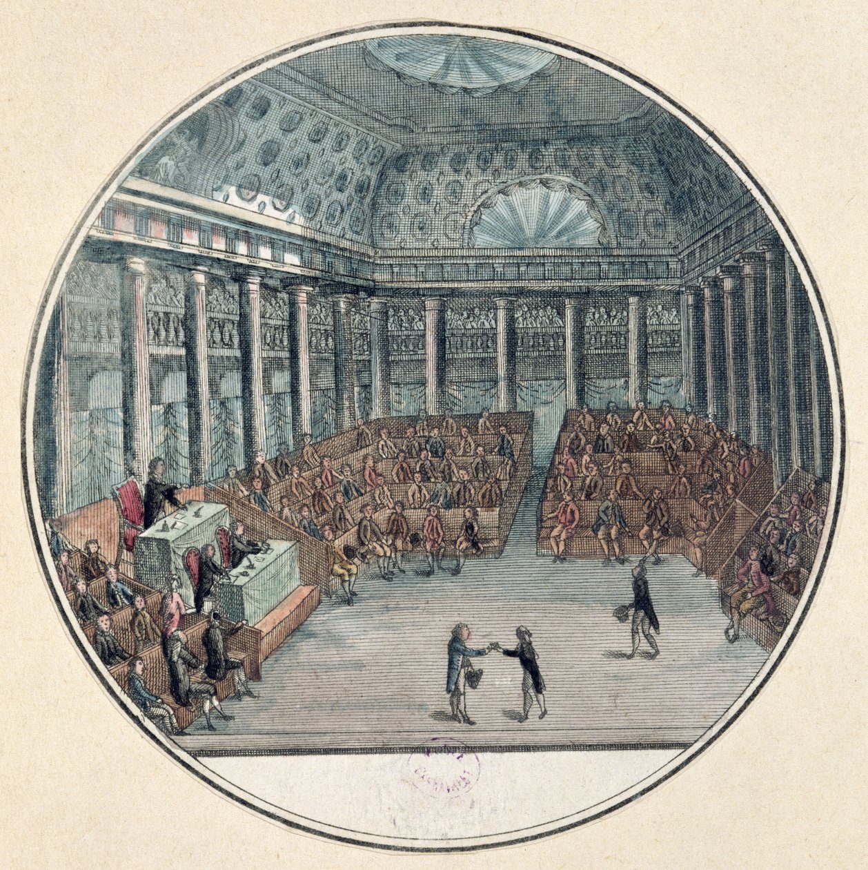 Die Abgeordneten der Kommune treffen sich in der Nationalversammlung, 17. Juni 1789 von French School