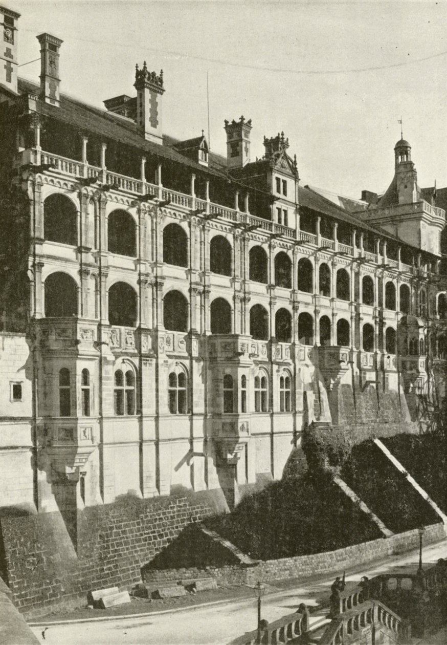 Blois, Fassade Franz I. von French Photographer