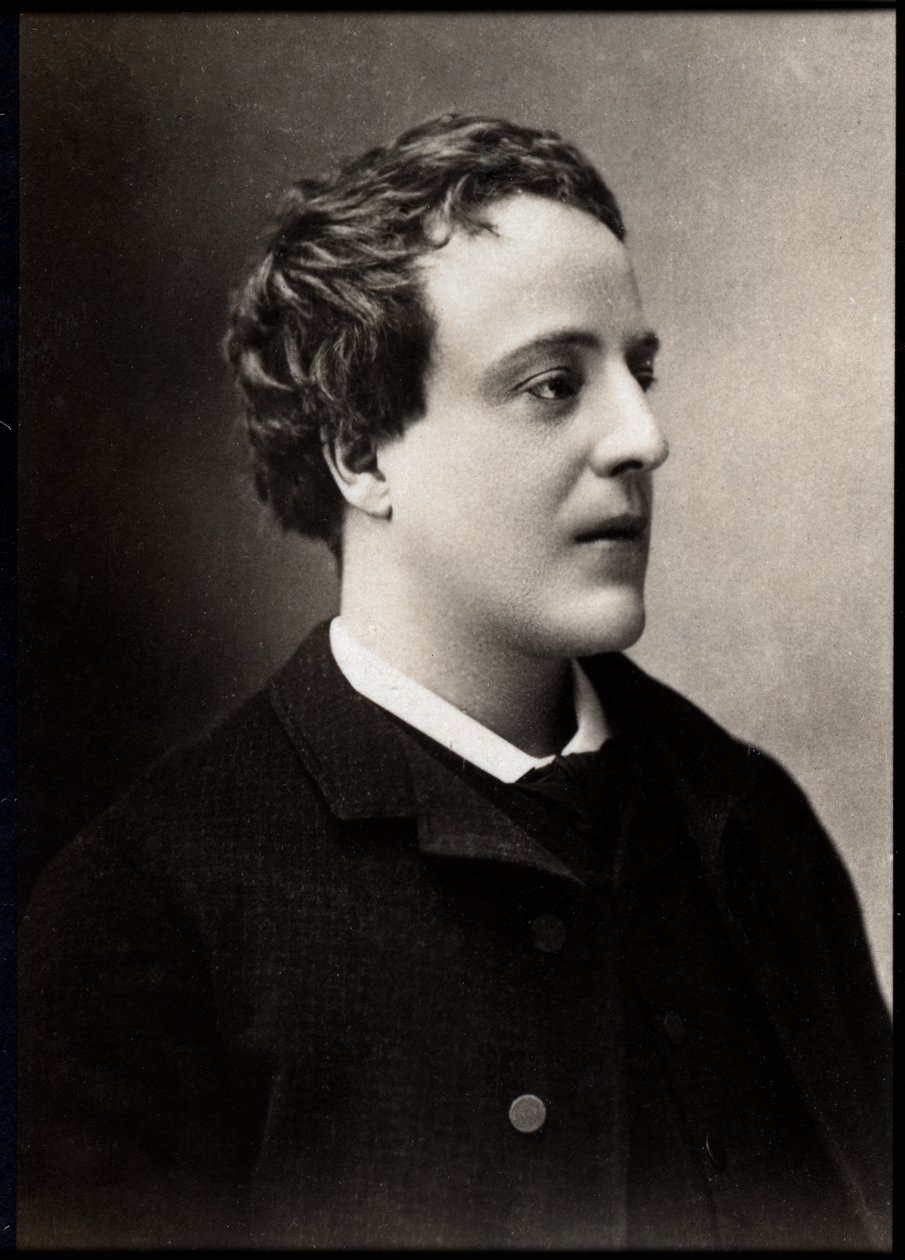 Porträt von Adolphe Leon Willette von French Photographer