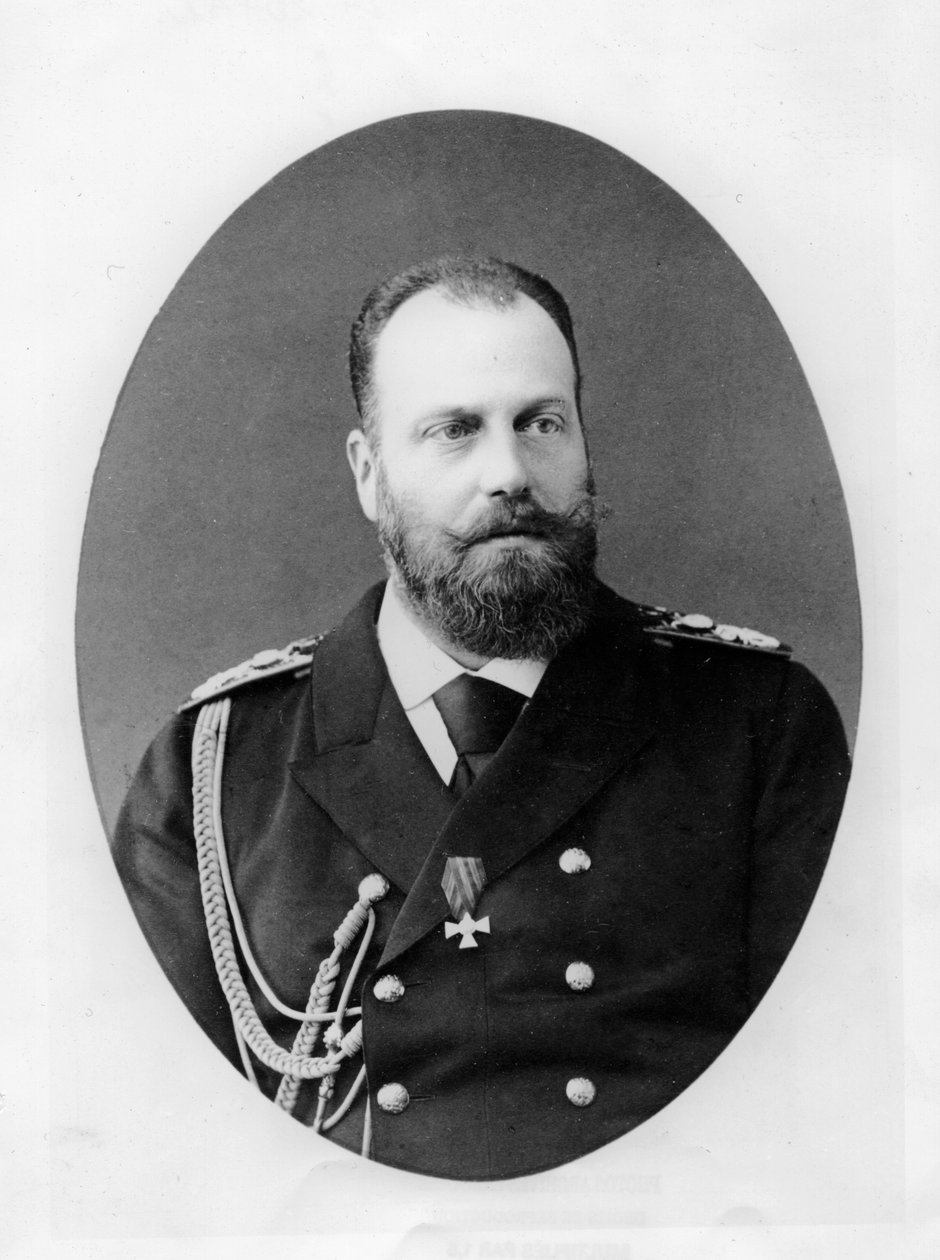 Porträt von Alexis Alexandrowitsch Romanow, Großfürst von Russland von French Photographer