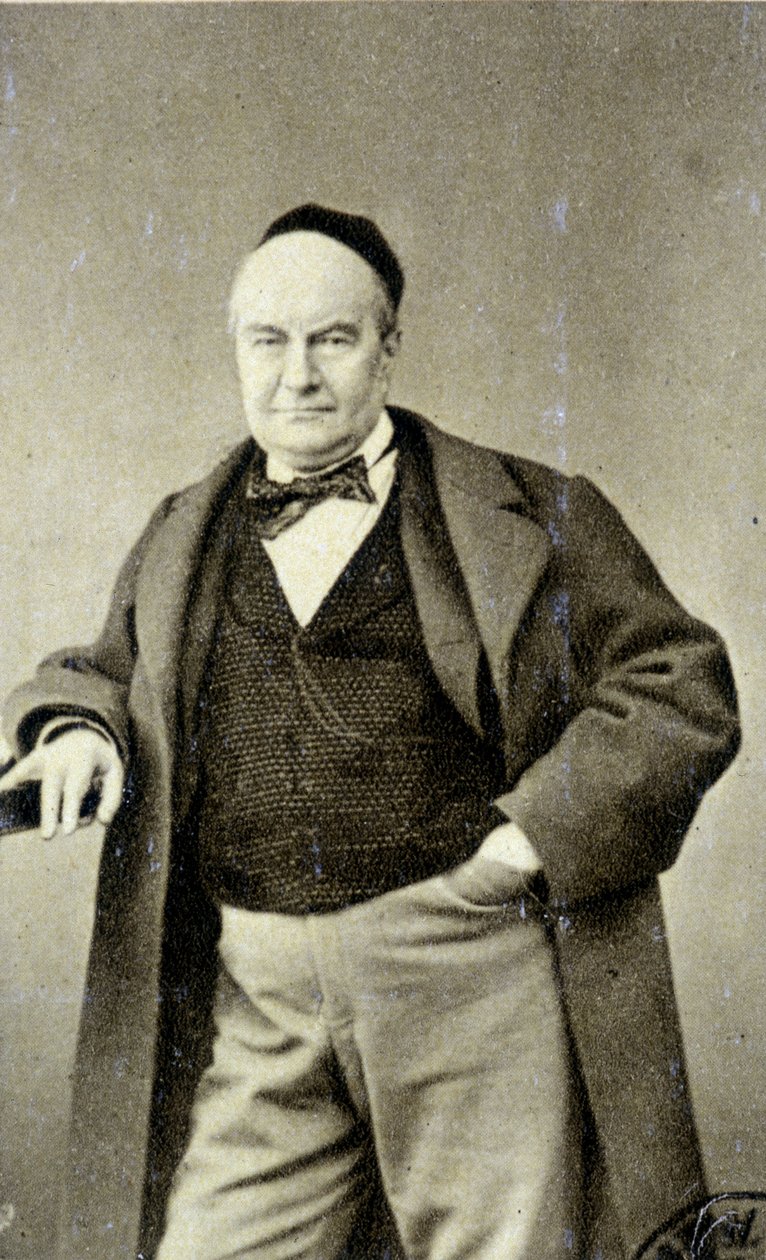 Porträt von Charles Augustin Sainte Beuve (1804 - 1869) von French Photographer
