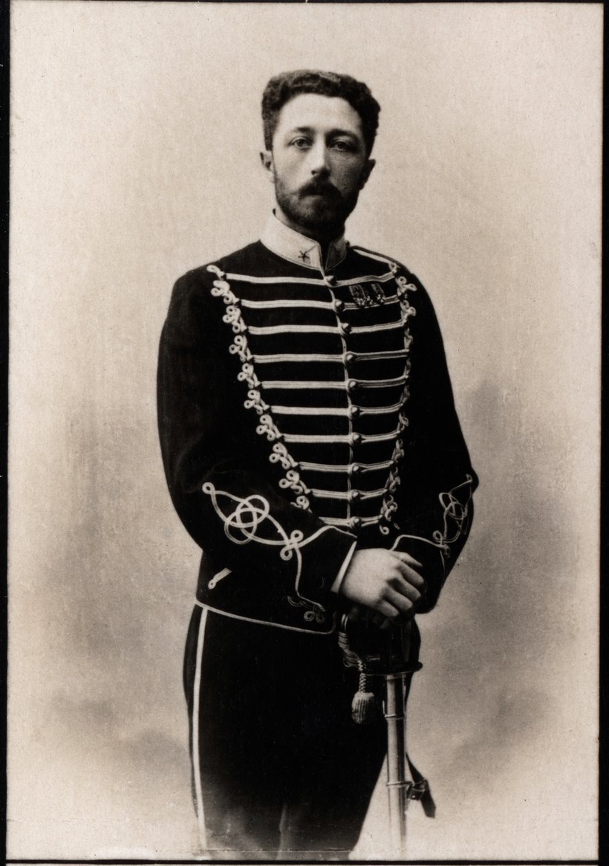 Porträt von Prinz Eugen von Schweden (1865-1947) von French Photographer