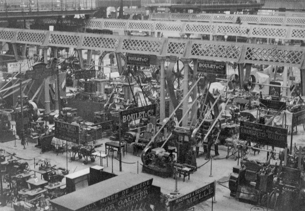 Die Galerie des Machines auf der Weltausstellung von 1889 von French Photographer