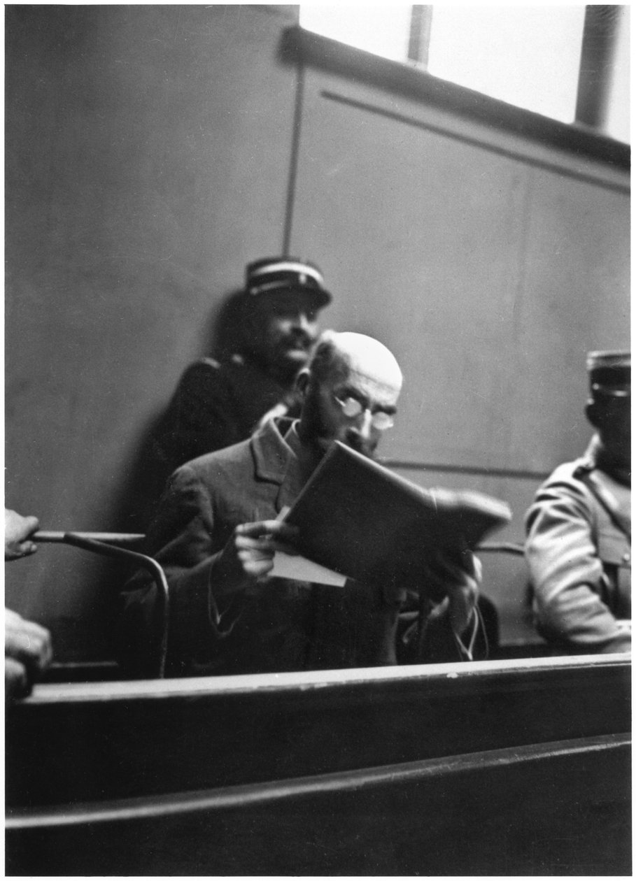 Der Prozess von Henri Desire Landru (1869-1922) 20. November 1921 von French Photographer