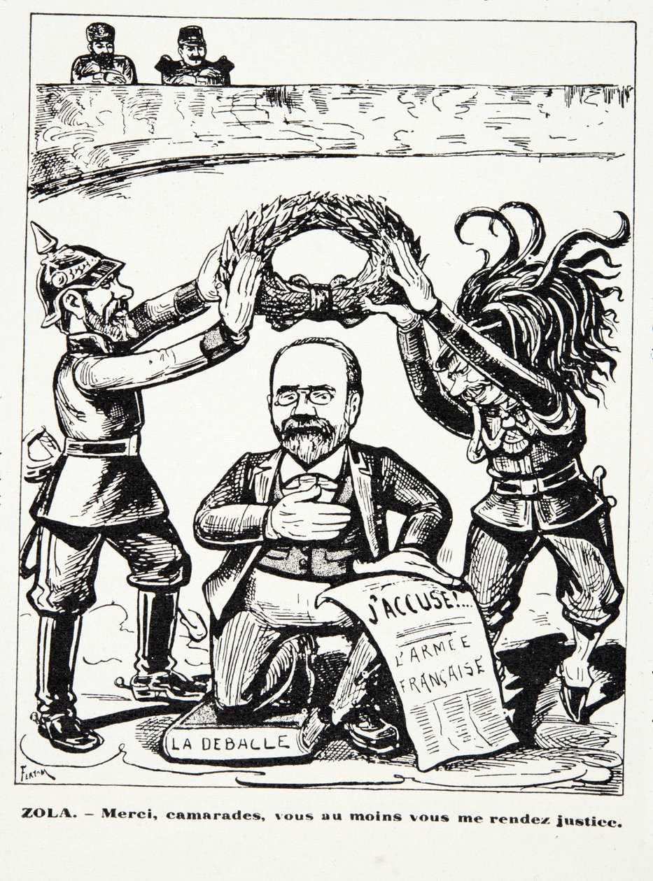 Zola - Merci, camarades, vous au moins vous me rendez justice, aus Histoire de la Troisieme Republique, Bd. I, l