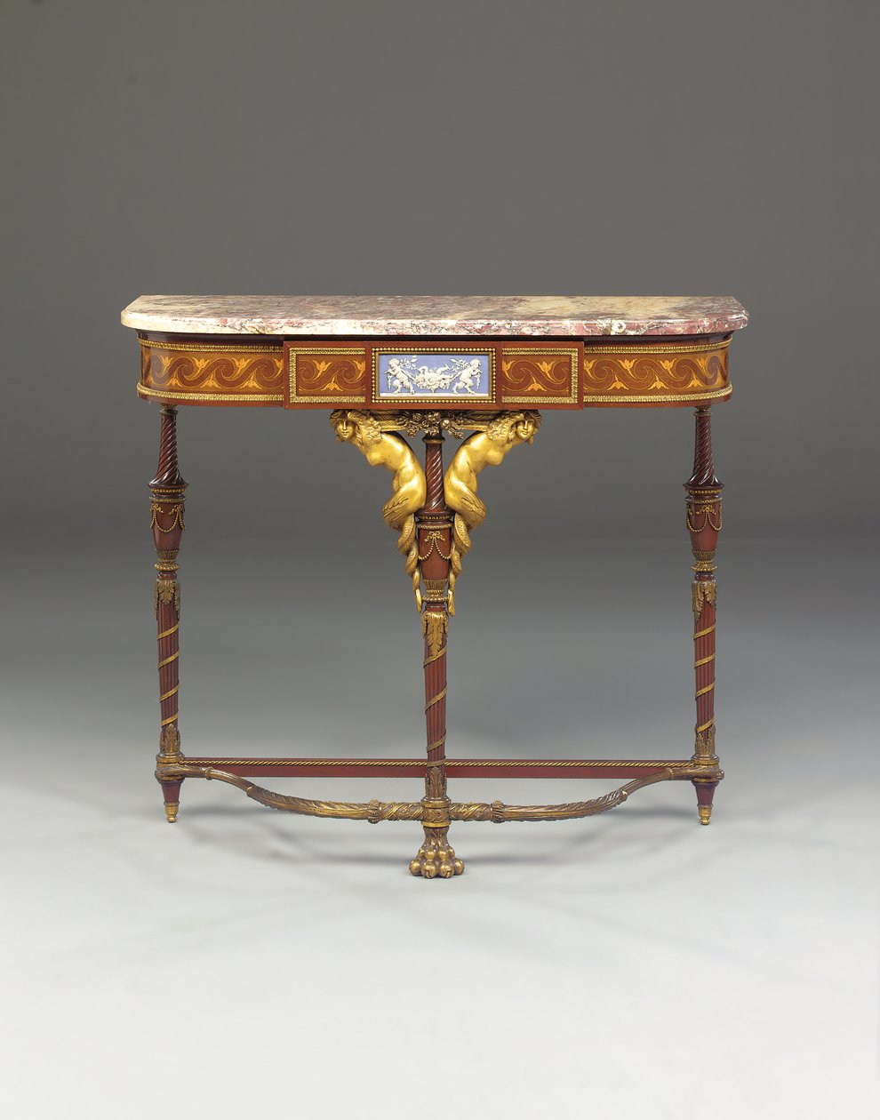 Eine Napoleon III Konsole, im Stil von Jacob, von Maison Millet, Paris, ca. 1865 von French School