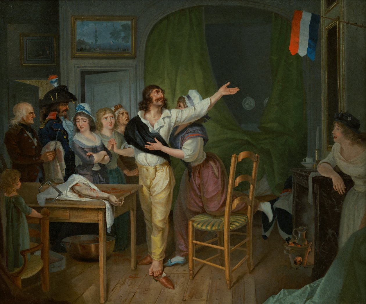 Die Hingabe eines Amputierten an das Vaterland von French School