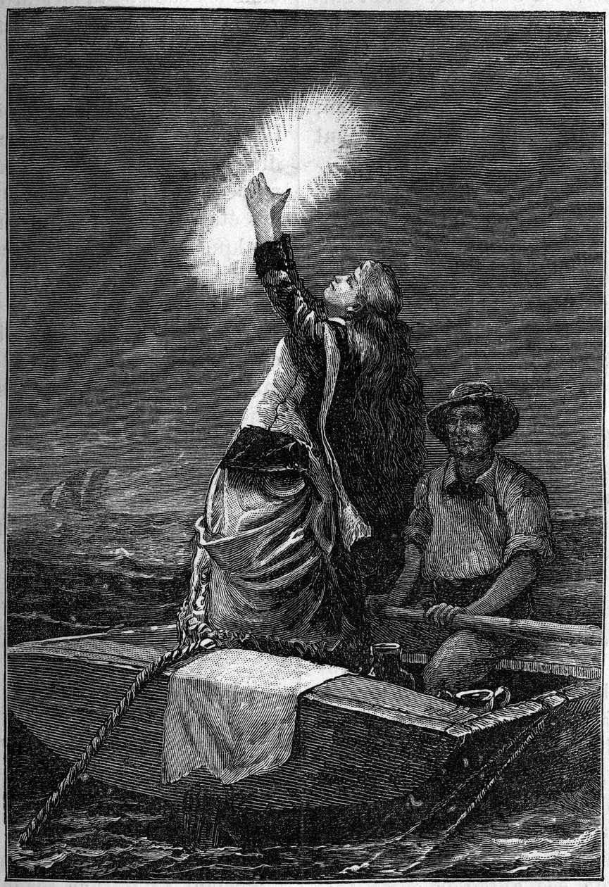 Erscheinung eines riesigen Pyrosoms, in „The Journal of Youth“ von French School